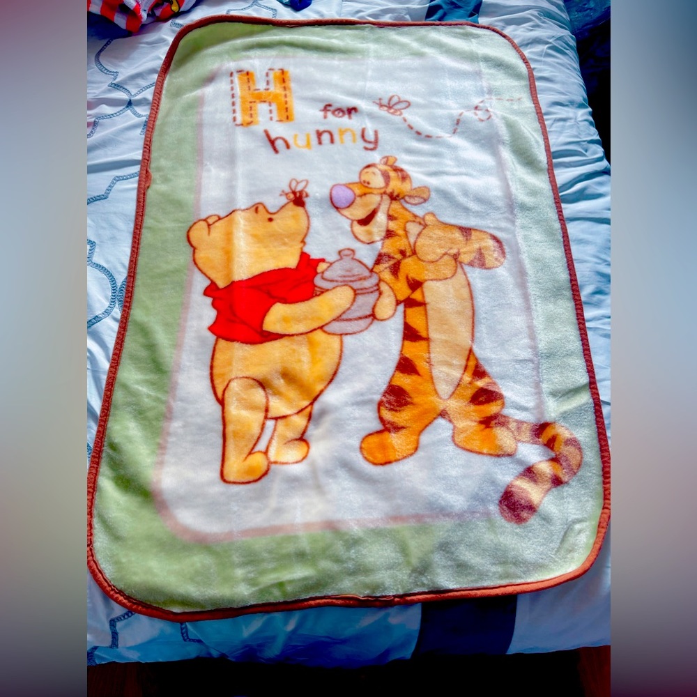 Winnie the Pooh vintage blanket